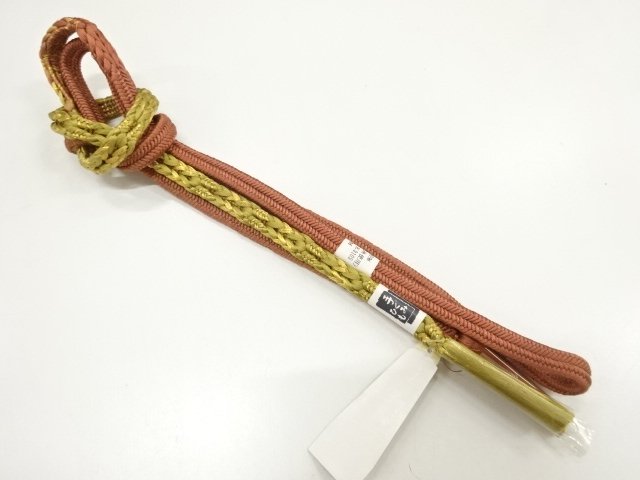 JAPANESE KIMONO / UNUSED HAND-TIED OBIJIME
